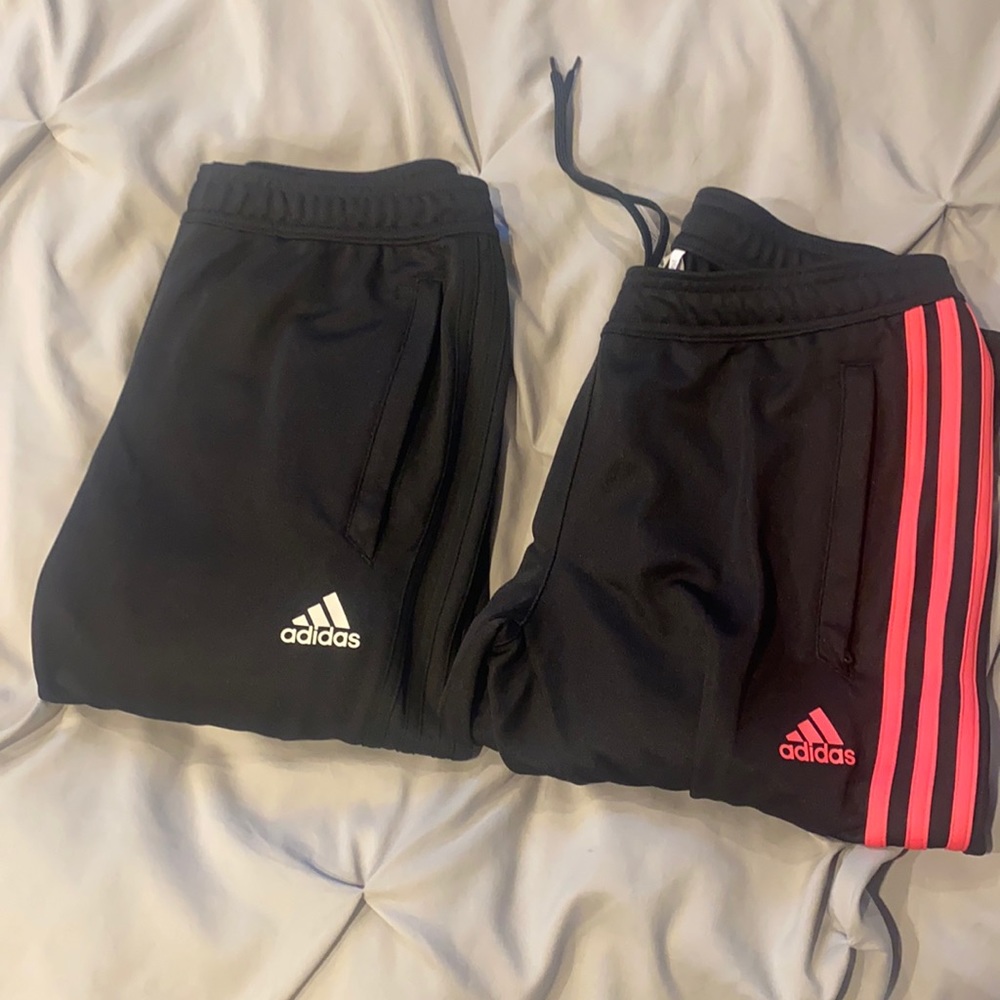 adidas clima cool zip bottom soccer pants gently worn